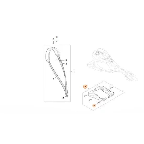 STIHL  Zestaw z nóżką podporową FA03 007 1001